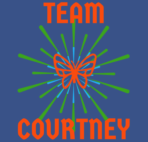 Team Courtney 2024 shirt design - zoomed