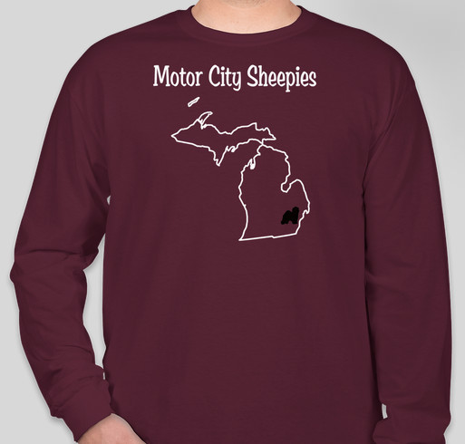 Motor City Sheepies Fundraiser - unisex shirt design - front