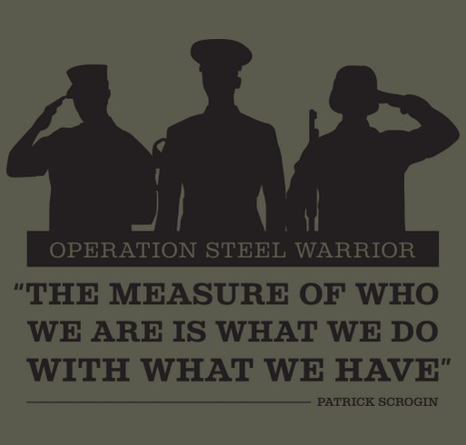 Operation Steel Warrior - Nucor Business Technology shirt design - zoomed
