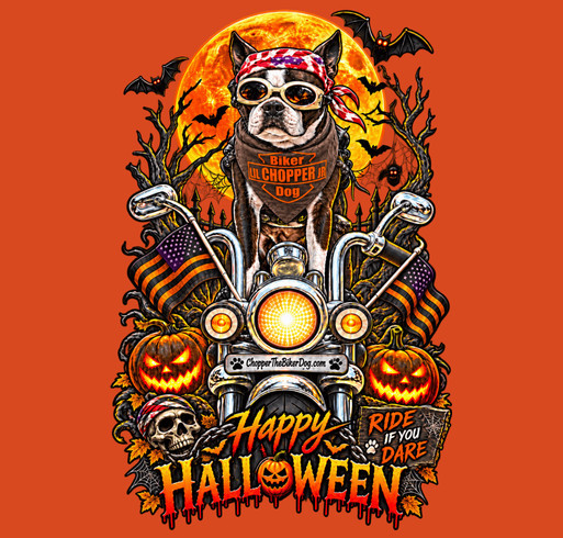 Helping to get Little Chopper Jr on the road to share his Chopper Love shirt design - zoomed