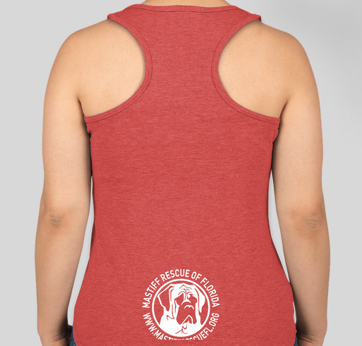 Mastiff Rescue of Florida - Tanks Fundraiser - unisex shirt design - back