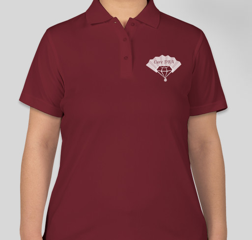DBA Foundation Polos for a cure Fundraiser - unisex shirt design - front