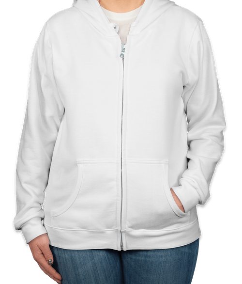 gildan women's zip up hoodie