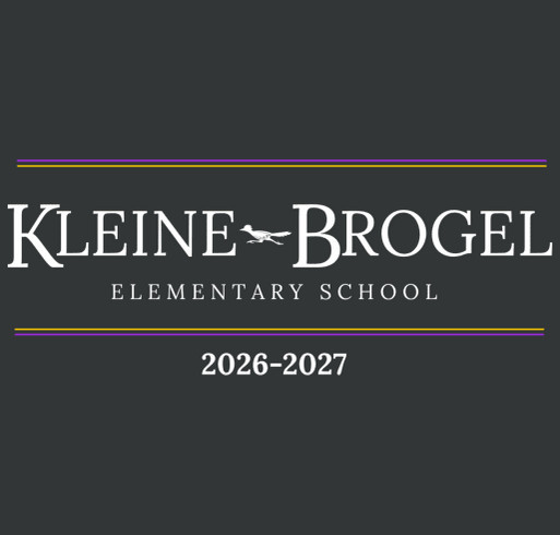 Kleine Brogel Elementary School PTO Fundraiser 2026-27 shirt design - zoomed
