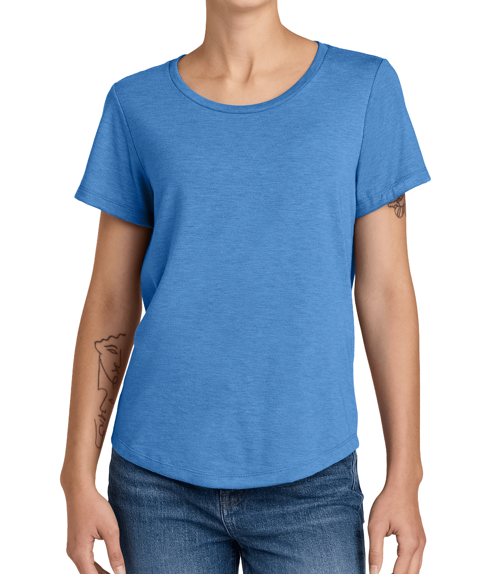 Allmade Women’s Tri-Blend Scoop Neck T-shirt