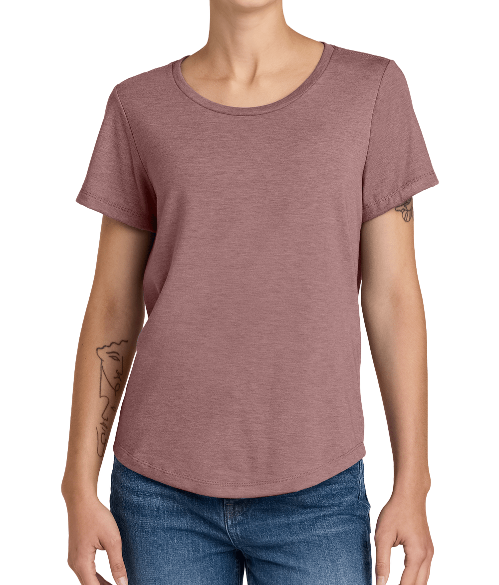 Allmade Women’s Tri-Blend Scoop Neck T-shirt