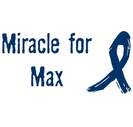 Miracle for Max shirt design - zoomed