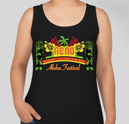 Help us bring the Aloha Festival to Reno in 2016! Fundraiser - unisex shirt design - front