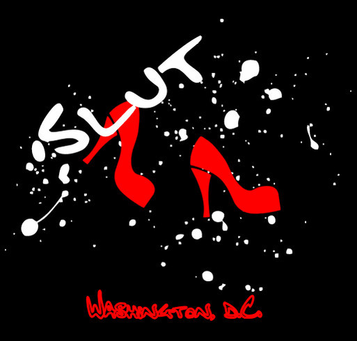 Support SlutWalk D.C. with a Tank Top! shirt design - zoomed