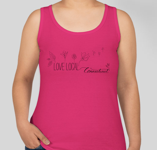 We Love Local in Connecticut! Fundraiser - unisex shirt design - front