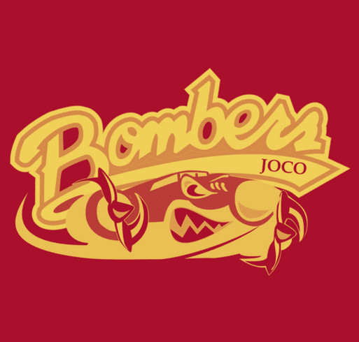 JoCo Bombers Elite Softball Team shirt design - zoomed