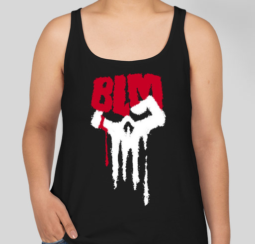 BLM Punisher Skull Fist Round 2 - Apparel Fundraiser - unisex shirt design - front