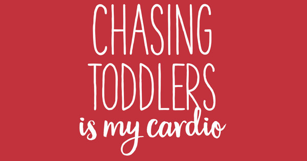 chasing toddlers