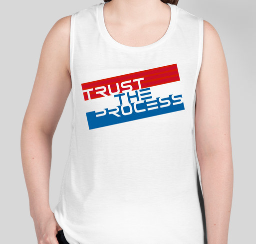 Red, White, and Blue The Process Fundraiser - unisex shirt design - front