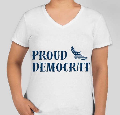 PROUD Democrat ! Fundraiser - unisex shirt design - front