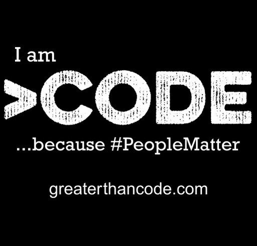 Greater Than Code Shirts! shirt design - zoomed