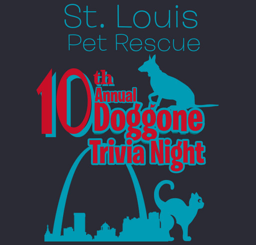 10th Doggone Trivia T-Shirt Fundraiser shirt design - zoomed