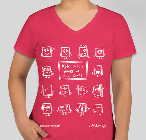 Kids Need Books Fundraiser - unisex shirt design - front