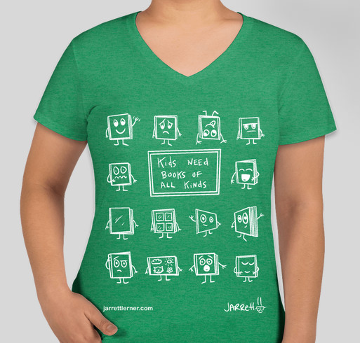 Kids Need Books Fundraiser - unisex shirt design - front