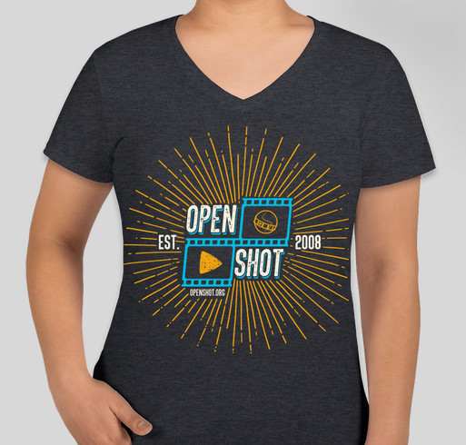 OpenShot Video Editor Spring 2019 Fundraiser! Fundraiser - unisex shirt design - front