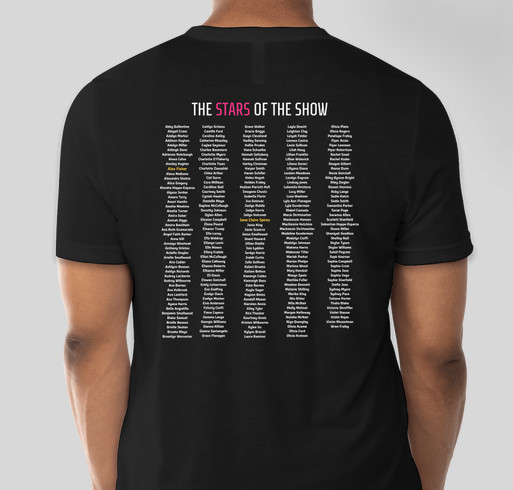 RECITAL 2024 T-Shirt Fundraiser - unisex shirt design - back