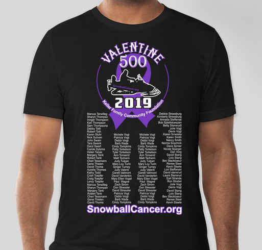 SnowballCancer.org Show your support for those battling cancer! Fundraiser - unisex shirt design - small