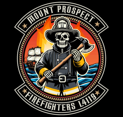 L4119 Station 11 "Jolly Roger" Apparel shirt design - zoomed