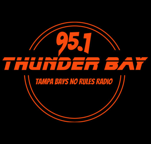 95.1 Thunder Bay shirt design - zoomed