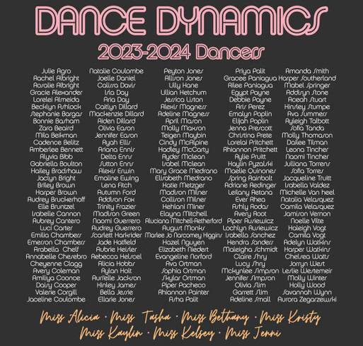 Dance Dynamics Recital T-Shirt shirt design - zoomed