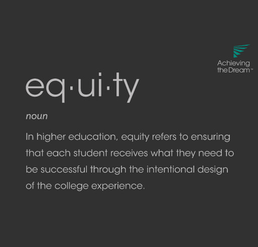 Achieving the Dream Equity Statement T-Shirt shirt design - zoomed