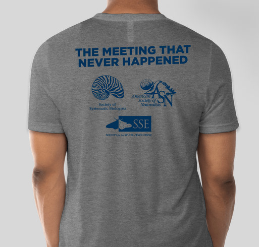 Evolution 2020 - The Meeting That Never Happened Fundraiser - unisex shirt design - back