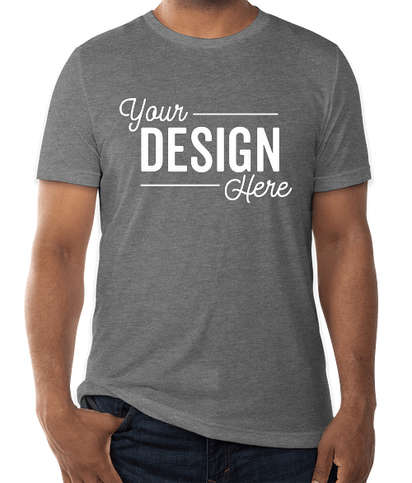 Custom Bella + Canvas Tri-Blend T-shirt - Design Short Sleeve T-shirts ...