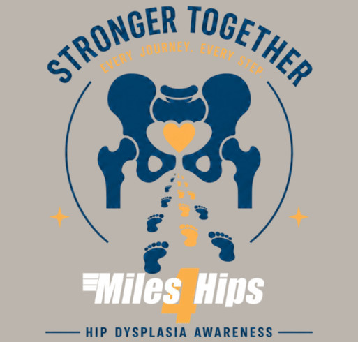 Miles4Hips “Stronger Together” Fall T Shirts shirt design - zoomed