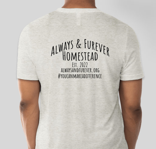 A&F Homestead Fundraiser - unisex shirt design - back