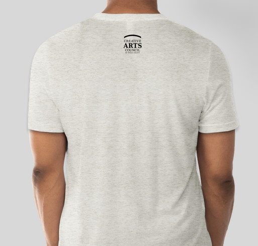 Art Lives Here T-Shirt Fundraiser Fundraiser - unisex shirt design - back