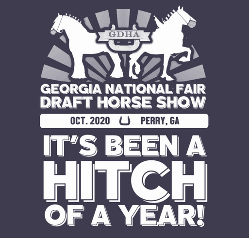 2020 Georgia National Draft Horse Show T-Shirt shirt design - zoomed
