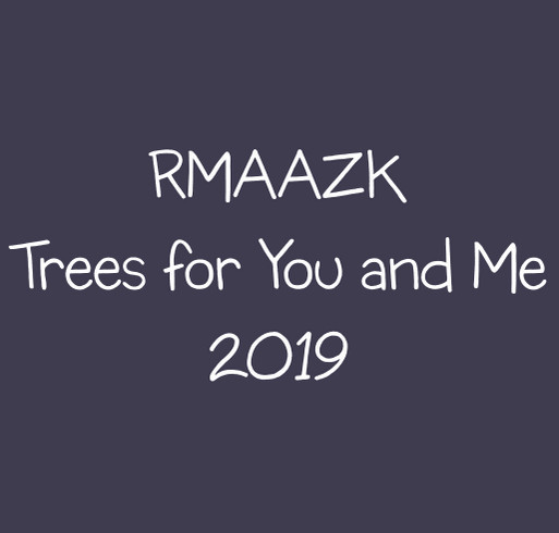 Rocky Mountain AAZK Trees for You and Me shirt design - zoomed