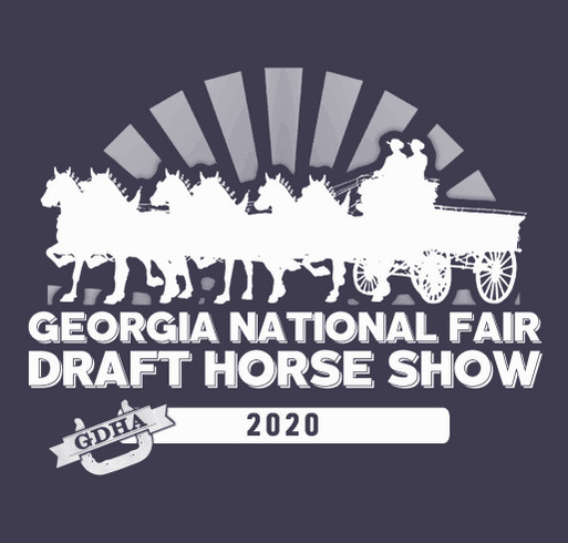 2020 Georgia National Draft Horse Show T-Shirt shirt design - zoomed