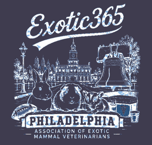 Annual Exotic365 Conference - Philadelphia 2026 shirt design - zoomed