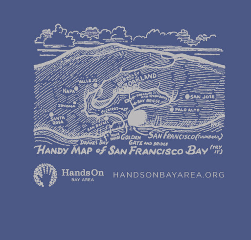 Hands On Bay Area T-Shirt Fundraiser shirt design - zoomed