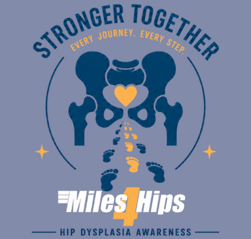 Miles4Hips “Stronger Together” Fall T Shirts shirt design - zoomed