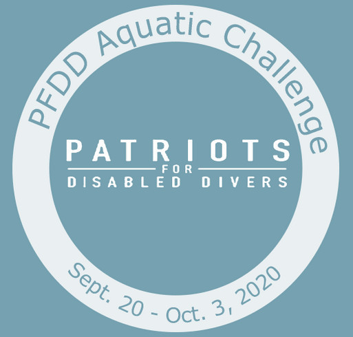 PFDD Aquatic Challenge shirt design - zoomed