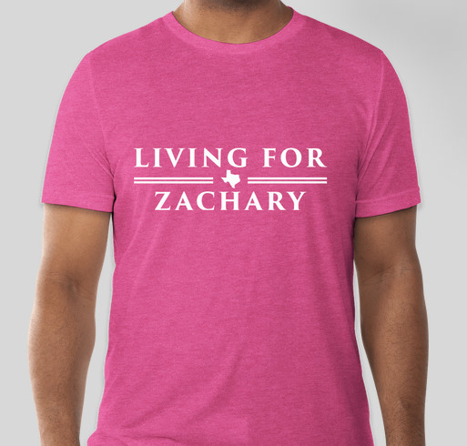 Living for Zachary's Heart Strong Summer Fundraiser - unisex shirt design - front