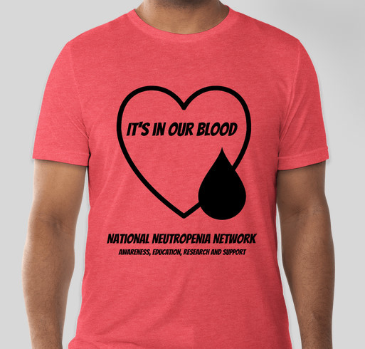 It’s in our blood Fundraiser - unisex shirt design - front