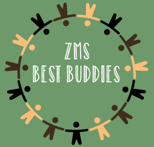 ZMS Best Buddies 2021-2022 shirt design - zoomed