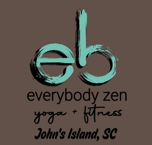 Everybody Zen Yoga & Fitness brand launch shirt design - zoomed