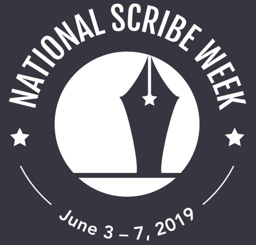 HealthChannels - Scribe Week 2019 shirt design - zoomed