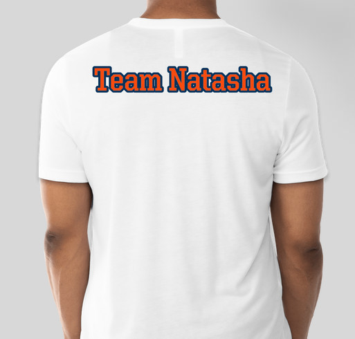 Team Natasha Fundraiser - unisex shirt design - back