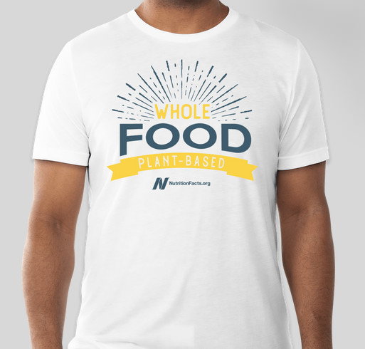 NutritionFacts T-shirt Fundraiser - unisex shirt design - front