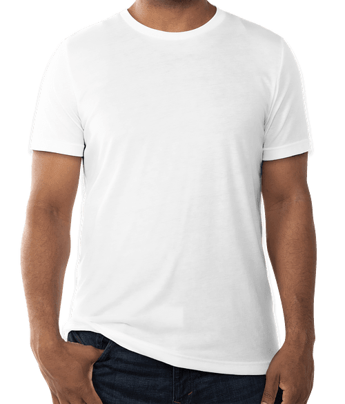 Bella + Canvas Tri-Blend T-shirt in charcoal black triblend